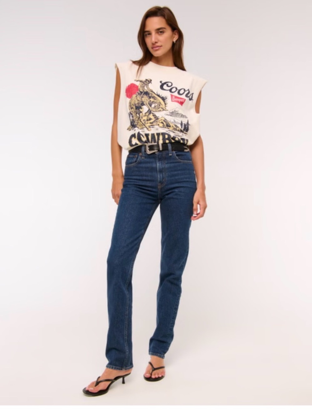 Abercrombie & Fitch 90s Straight Ultra High Rise (Petite)